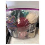 Different colors of yarn