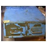 Metal utility / tool 2-drawer storage 16x12x6