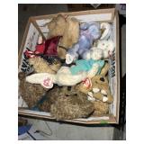 Mix of Ty beanie babies & plush dolls