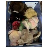 Mix of Ty beanie babies & plush dolls