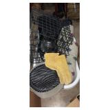 Coffee maker wire baskets , hats , gloves and