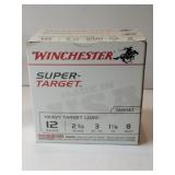 Winchester super Target 12 gauge 25 shells ammo