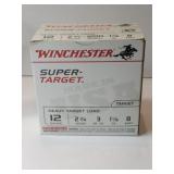 Winchester super Target 12 gauge 25 shells ammo