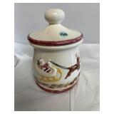 Ceramic Christmas cookie jar
