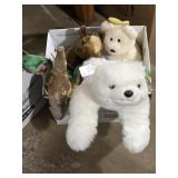 Ty Bear, beanie baby, and other plush animals