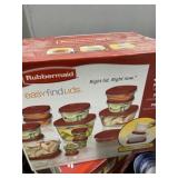 Unopened Rubbermaid 34 piece canister set with
