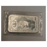 buffalo .999 fine silver 1 oz bar