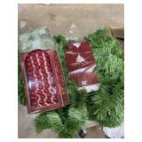 Lot of  24 feet of bead garland and 50 feet of