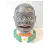 Modern cast iron African American Man Bank
