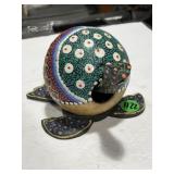 Handmade Jamaican gourd turtle
