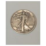 1935 silver walking Liberty half dollar