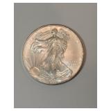 2008 silver American eagle dollar