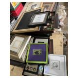 Array of professionally framed original artwork