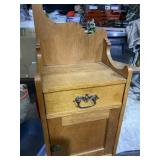 Old oak wash/night stand