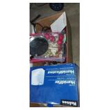 Christmas ornaments , electrical chords And