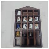 Thimbles and display 10 x 6