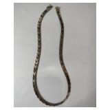 Multi-colored Silver necklace Marked 925.