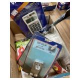 Box lot of home goods