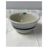 Unmarked vintage stoneware mixing bowl