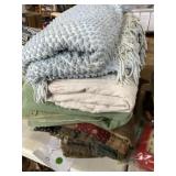 Group of older quilts and blankets