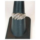 Silver art deco marked 925 size 7  .155oz