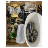 Flat of RC parts and tools