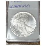 1990 walking liberty silver dollar