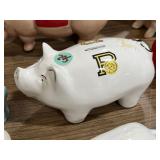 Ceramic Purdue piggy bank