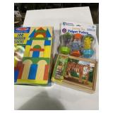 Melissa & Doug Kids Toy Lot ï¿½ 100 Wooden Blocks,