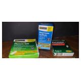 Mucus - DM , Naproxen, Excedrin migraine