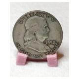 1958 Franklin  half  dollar