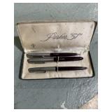 vintage set of Parker "51" writing instruments