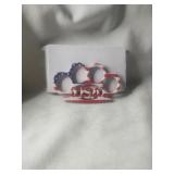 USA Painted Brass KnucklesNew In Box