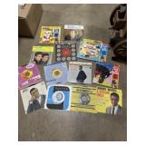 45 vinyl records Johnny Mathis, Everly Brothers,