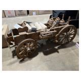 Old folk art wagon