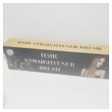 New hair straightener brush