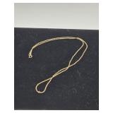 24" Silver Necklace marked 925  4 grams