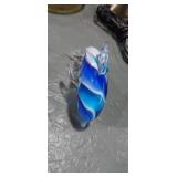 Artglass dolphin paperweight