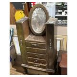 Jewelry stand & contents about 24 inches tall