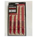 5 pc Reciprocating saw blades wood