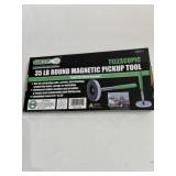 Telescopic 35 lb round magnetic pickup tool