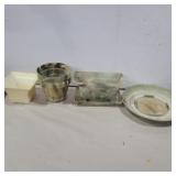 Vintage plastic planters