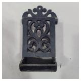 Cast iron match holder 7.5in