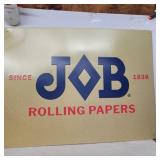 Job rolling papers metal sign 24in x18in