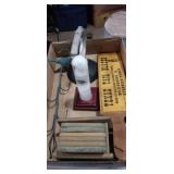 Storm glass, wall hook, Texas tail blazer, wooden