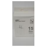 Sealed 15 Pro Max charger with cable for iPhone