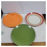 3 royal Norfolk plates 10.5in