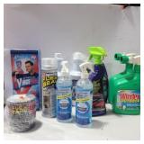 Assorted cleaners