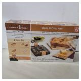 Copper chef bake and crisp pan