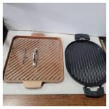 Nuwave and copper grill pans